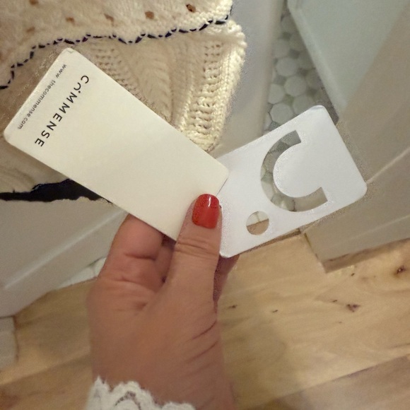 Commense Cream and Black Patterned Maxi Dress - Picture 5 of 5